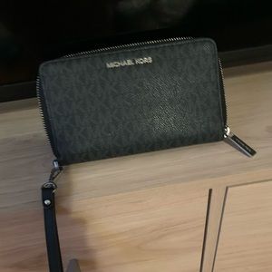 Michael kores wallet/cell phone holding clutch